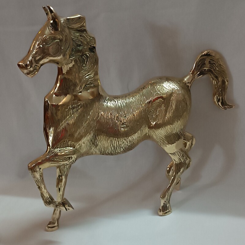 مجسمه برنزی  و دکوری حیوانات طرح اسب  پشمالو کد 201