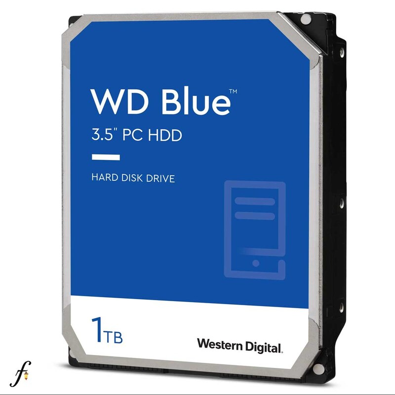 هارد اینترنال وسترن دیجیتال آبیBlue ظرفیت یک ترابایت 1TB گارانتی اصلی 24ماهه