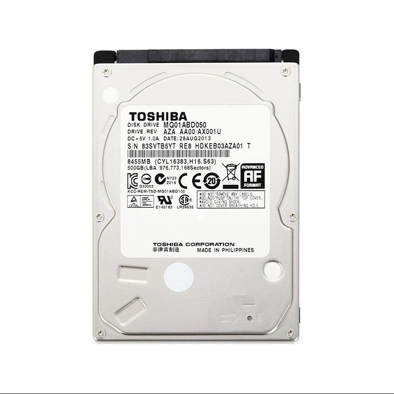 هارد دیسک لپ تاپ توشیبا مدل MA01ABD050 ظرفیت 500 گیگابایت همراه با 18ماه گارانتی