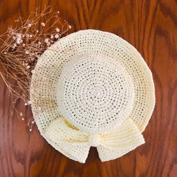 کلاه ساحلی رافیا نخ کاغذی تابستانه مدل جدید مکرومه بافی حصیر بافی