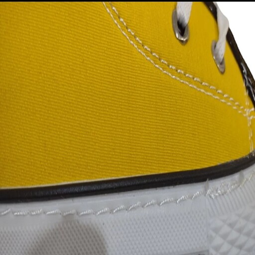 کفش طرح ال استار ساق کوتاه رنگ زرد مناسب برای روز مره و پیاده روی سایز 37 تا 40