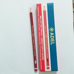 مداد قرمز ادل adel بسته 12 عددی ساخت ترکیه