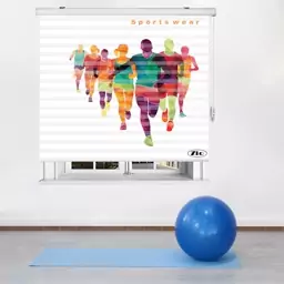 پرده زبرا زیو مدل SPORT سایز 150x150 سانتی متر