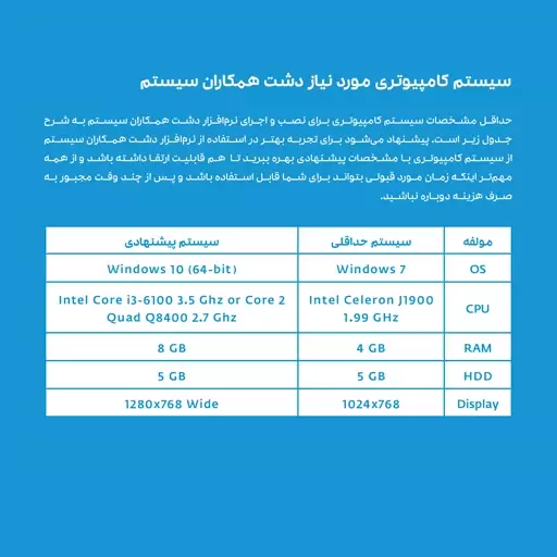 نرم افزار حسابداری فروشگاهی دشت نسخه لوازم یدکی خودرو استاندارد