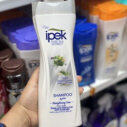 شامپو ایپک مدل pure silk extract با عصاره ی گیاهان دارویی مغذی برای انواع مو و براق کننده محافطت کننده و مقاومت مو