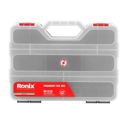 جعبه ابزار پلاستیکی اورگانایزر 12 اینچ رونیکس مدلRh-9128