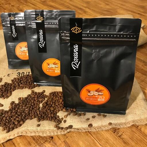 قهوه 70 درصد عربیکا رکسانا کافی بسته 1 کیلوگرم (دان و آسیاب شده)