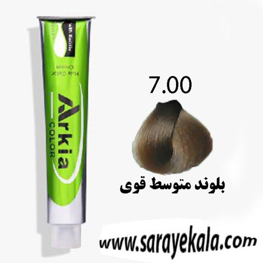 رنگ مو آرکیا Arkea سری طبیعی قوی 7.00