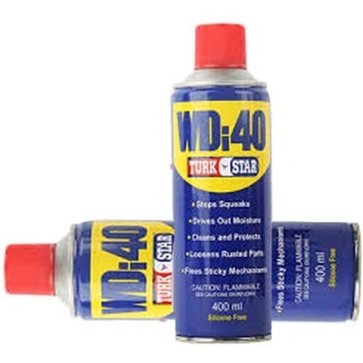 اسپری روان کننده و رنگ بر WD40(بسته 2 عددی)