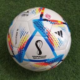 توپ فوتبال جام جهانی قطر 2022 سایز 5 پرسی درجه یک(ارسال رایگان )