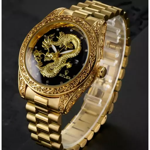 ساعت مچی مردانه بنداستیل رولکس دراگون Rolex Dragon