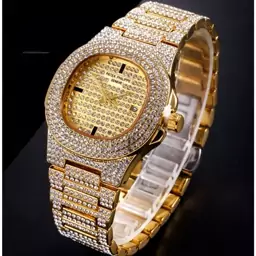 ساعت مچی زنانه مردانه فول استون پتک فیلیپ دارای رنگبندی Patek Philippe