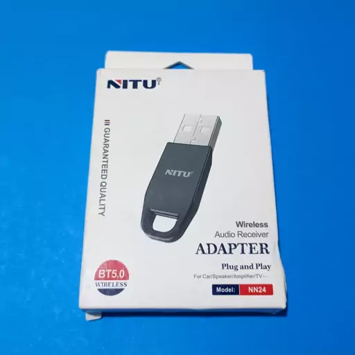 دانگل بلوتوث نیتو Nitu NN24 مناسب برای خودرو،اسپیکر،سیستم خانگی ورژن بلوتوث 5