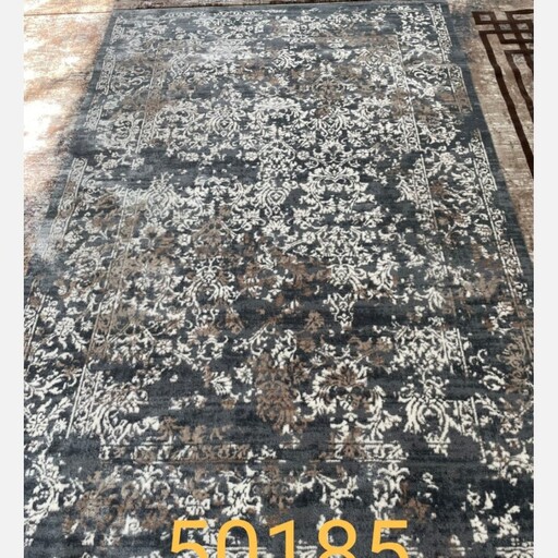فرش فانتزی قالیچه فرشینه وینتیج پتینه یک و نیم در دو بیست و پنج تراکم 1500 کد 50185. ارسال رایگان