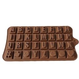 قالب شکلات سیلیکونی طرح اعداد وحروف انگلیسی