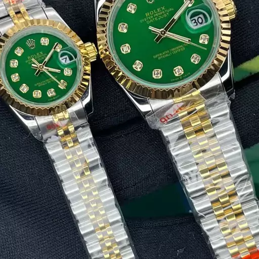 ساعت مچی مردانه و زنانه رولکس دیت جاست بدنه استیل ROLEX DATEJUST 