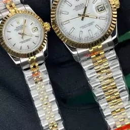 ساعت مچی مردانه و زنانه رولکس دیت جاست بدنه استیل ROLEX DATEJUST 