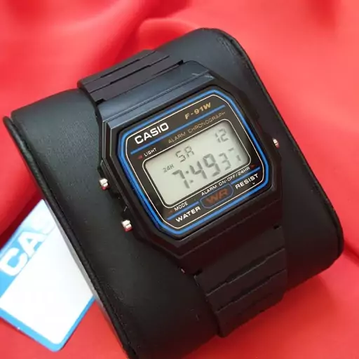 ساعت مچی زنانه و مردانه کاسیو بند رابر casio 