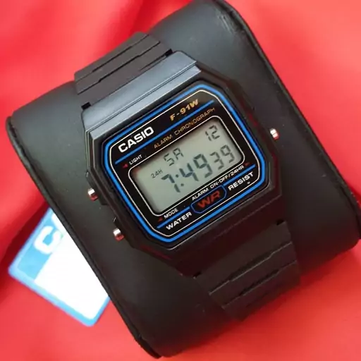 ساعت مچی زنانه و مردانه کاسیو بند رابر casio 