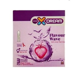 کاندوم میوه ای ایکس دریم مدل Flavour Wave بسته 3 عددی
X Dream Flavour Wave Lubricated Pack Of 3
