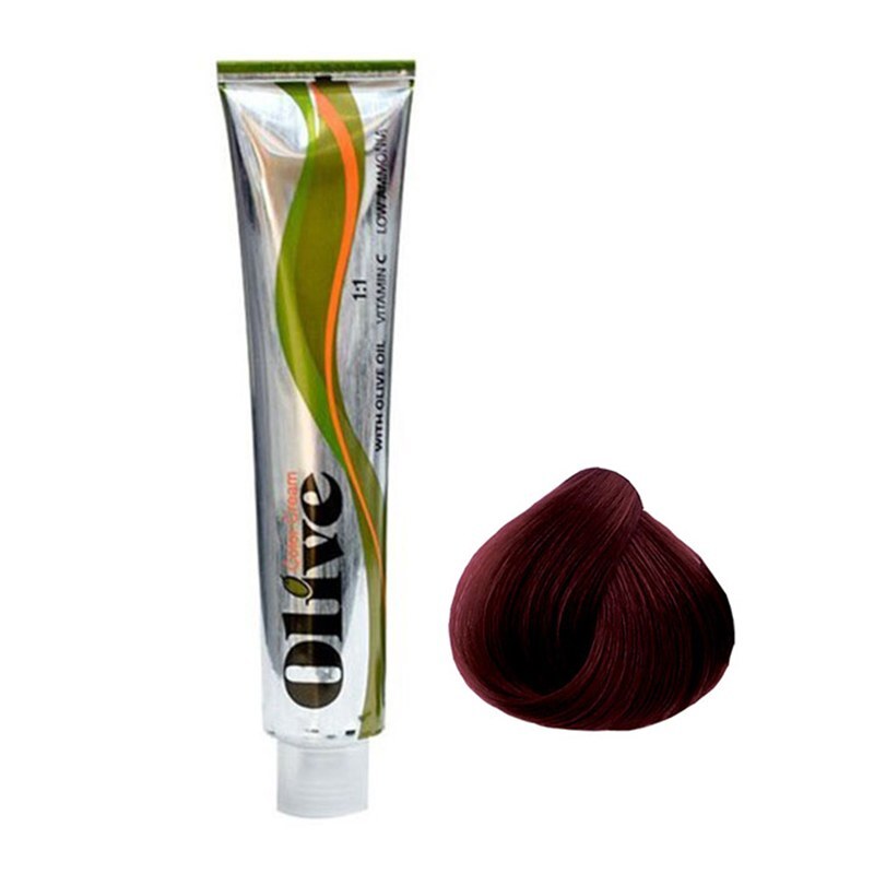 رنگ مو الیو شماره 7.6 سری ماهگونی رنگ ماهگونی روشن Olive 
