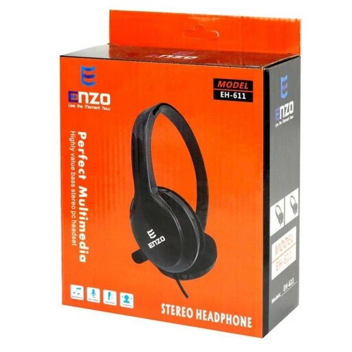 هدفون گیمینگ مخصوص بازی انزو مدل STEREO HEADPHONE 611

