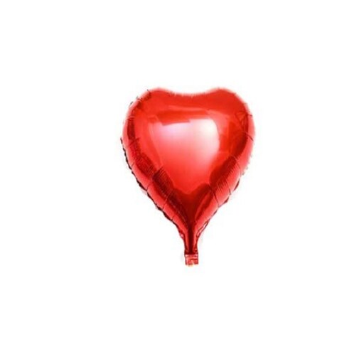 بادکنک فویلی قلب قرمز سایز کوچک