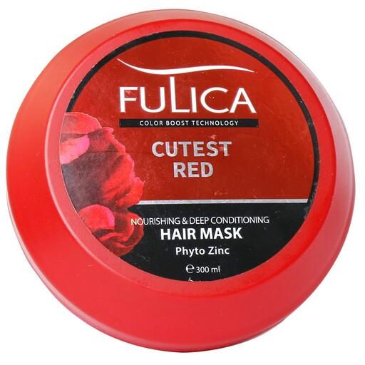 ماسک مو فولیکا تقویت کننده و نرم کننده عمیق موهای قرمز نیاز به ابکشی