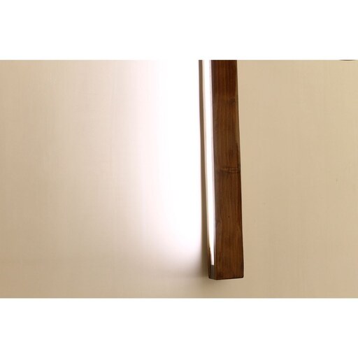 چراغ خواب چوبی تزیینی دیواری از جنس چوب نراد و LED آفتابی مدل SW4-H-104