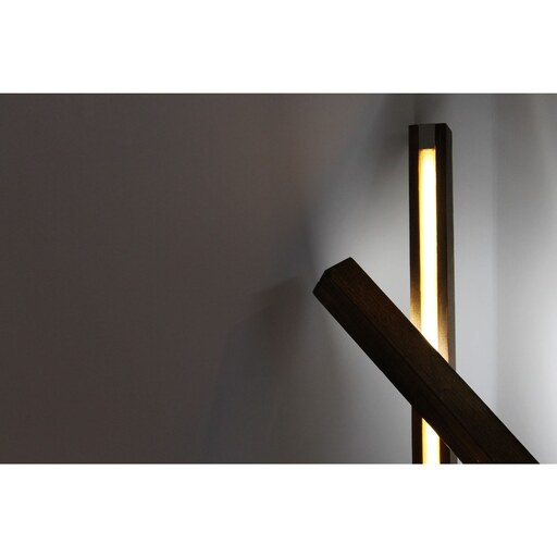چراغ خواب چوبی تزیینی دیواری از جنس چوب نراد و LED آفتابی مدل SW3-H104