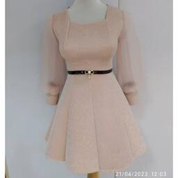 لباس مجلسی عروسکی مدل گندم سایزبندی 34 الی 40 رنگبندی ژورنال-لباس مجلسی عروسکی دخترانه-لباس مجلسی عروسکی بچگانه