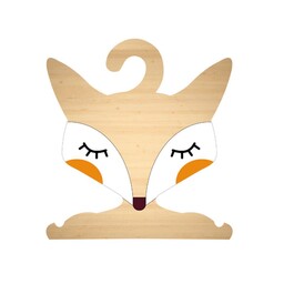 چوب لباسی آتریکس مدل روباه کد H مناسب لباس کودک و نوزاد 