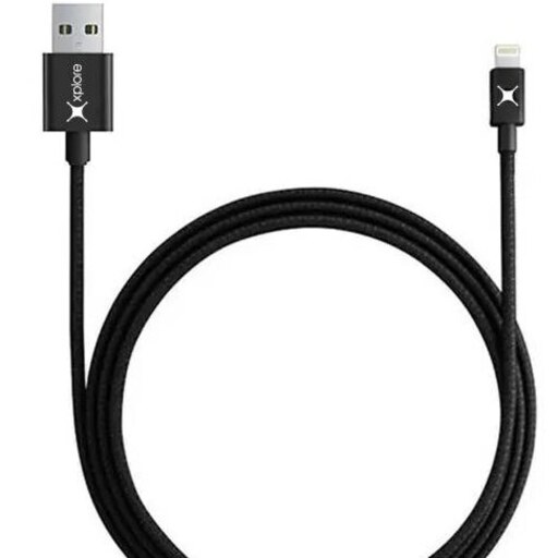 کابل تبدیل USB به microUSB و لایتنینگ اکسپلور مدل XPDC-UC1 طول 1 متر