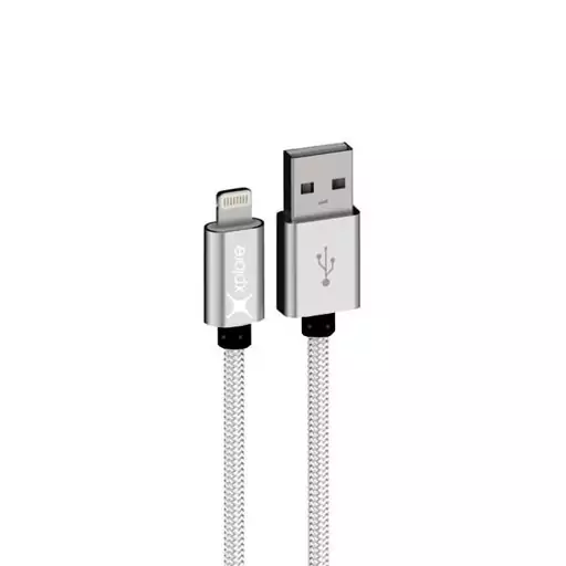 کابل تبدیل USB به لایتنینگ اکسپلور مدل XP-NMFIL طول 1 متر روکش فلزی بافته شده