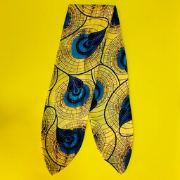 دستمال گردن طرح پر طاووس - کد 16