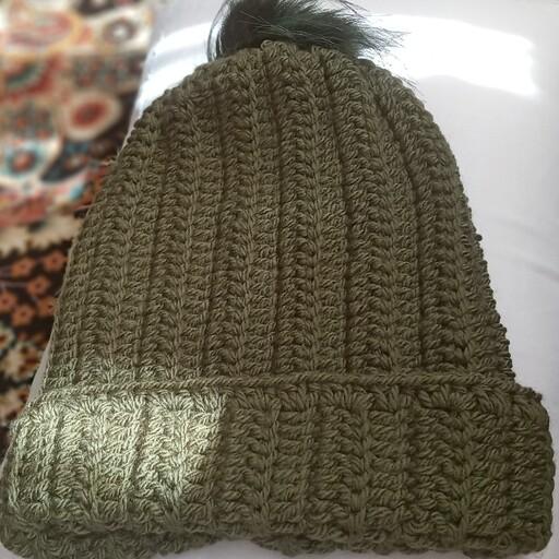 کلاه بافتنی مردانه و زنانه  زمستانی در رنگ بندی و سایز  سفارش گرفته میشود