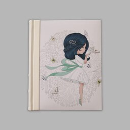 آلبوم عکس کودک دختر بالرین، سایز 13x18 فریم سفید، 20 برگ، 40 صفحه