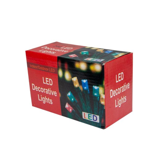 ریسه نوری ال ای دی (LED) سوزنی 100 لامپه و 9 متری سفید مهتابی 