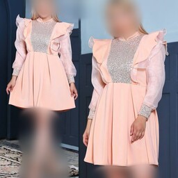 لباس مجلسی زنانه دخترانه عروسکی سایز 36 تا 44  