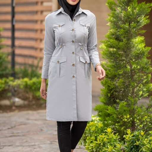 مانتو زنانه بلند تابستانه مزون دوز پارچه ایرانی سایز 36 تا 48