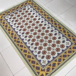روفرشی و زیرسفره طرح فرش ترکمن در رنگبندی و سایز بندی مختلف 