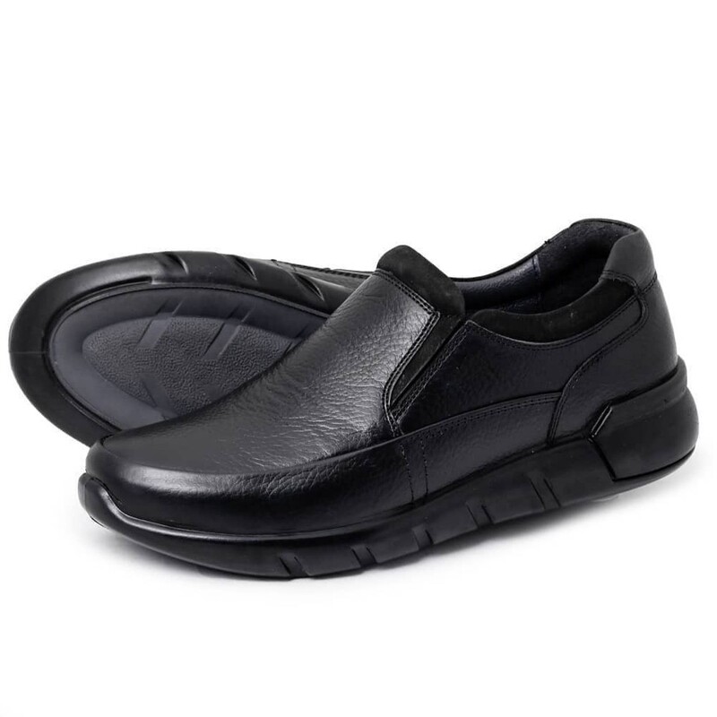 کفش طبی مردانه چرم طبیعی  مدل کایا کشی ارسال رایگان
