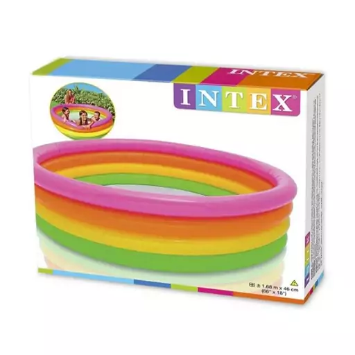 استخر بادی چهار رینگ Intex مدل 56441