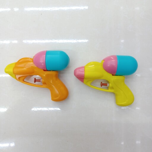 اسباب بازی تفنگ آب پاش رنگارنگ(طول حدود 12سانت)-ارسال محصول تست شده، بصورت یک عددی