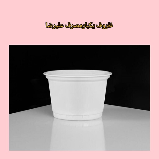 سطلی یک کیلویی یکبارمصرف بسته 200عددی بادرب احدی 