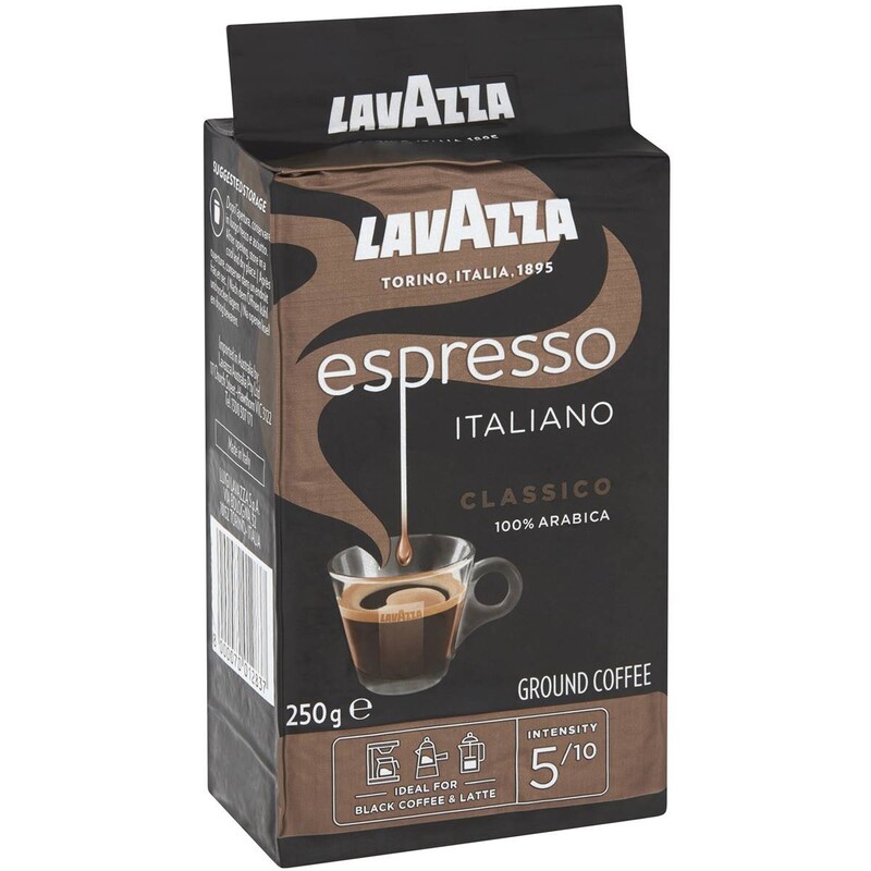 قهوه اسپرسو لاوازا مشکی 250 گرمی Lavazza