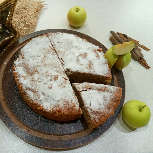 کیک سیب و دارچین خانگی