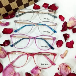 عینک طبی زنانه برند mlv mlv درچها ر رنگ و دو مدل جذاب 