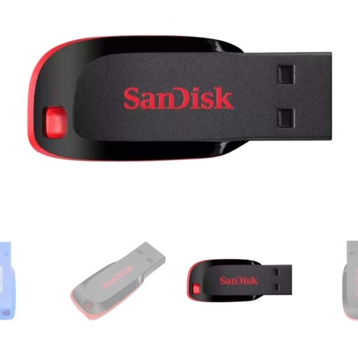 فلش مموری USB 2.0 سن دیسک مدل SanDisk Cruzer Blade ظرفیت 64 گیگابایت