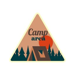 برچسب بدنه خودرو  طرح camping کد st0101